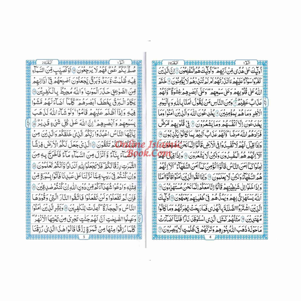 The Quran Arabic Only,16 Lines Pakistani / Indian/ Persian Script For Huffaz