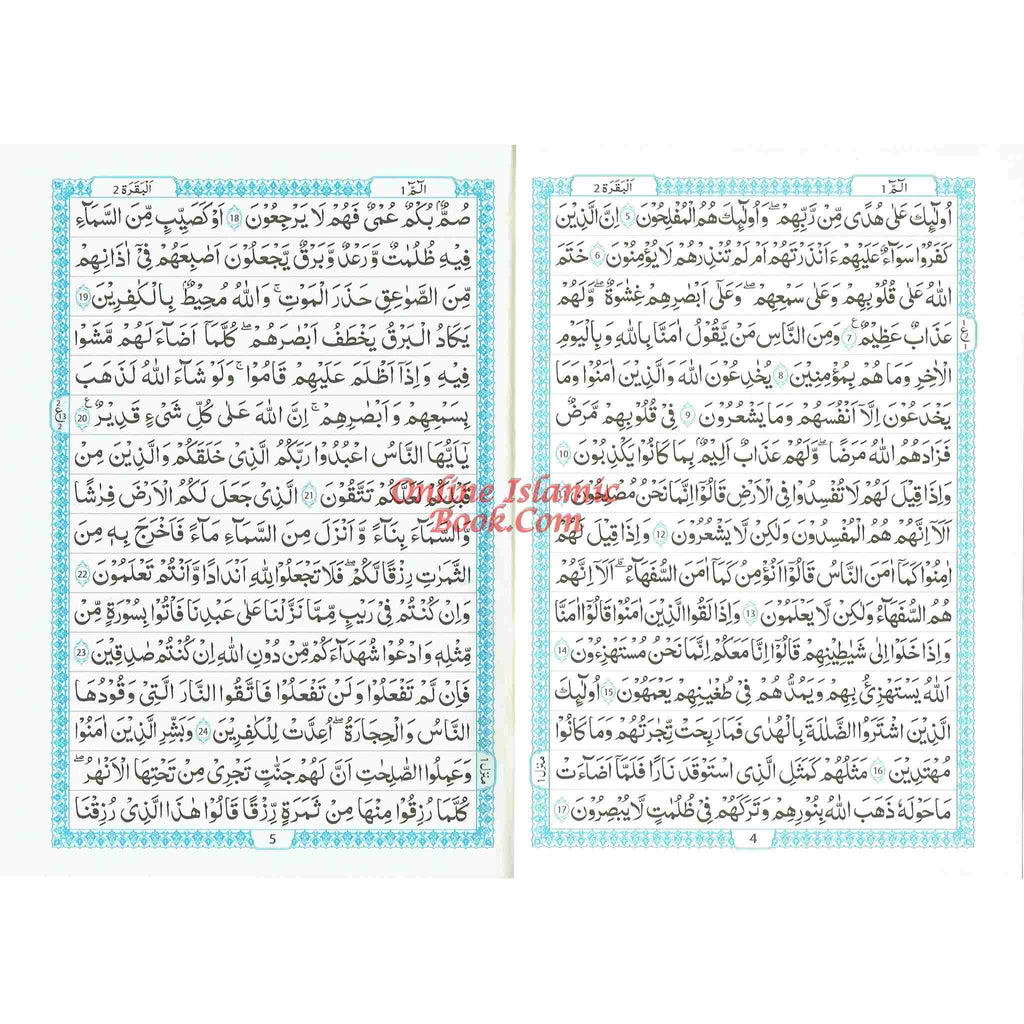The Quran Arabic Only , 16 Lines Pakistani / Indian/ Persian Script For Huffaz (Size 7.9 x 5.6 Inch) (Ref 6) Cream Paper
ISBN: 9781480835320