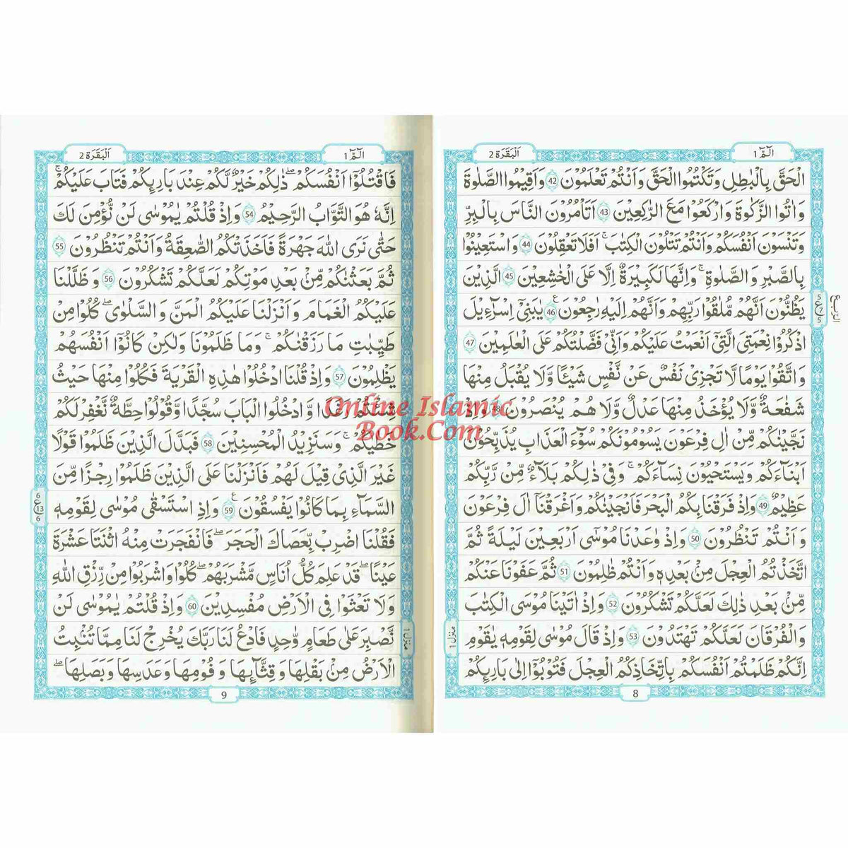 The Quran Arabic Only, 16 Lines Pakistani / Indian/ Persian Script (Size 9.7 x 6.8 Inch) (Ref 8) Cream Paper
ISBN: 9781480835320