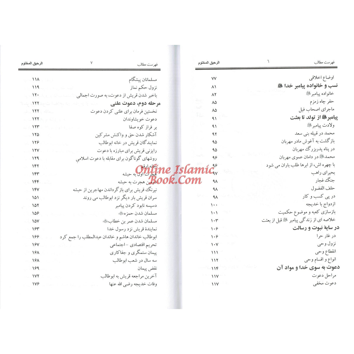 The Sealed Nectar in Farsi/Persian Language
