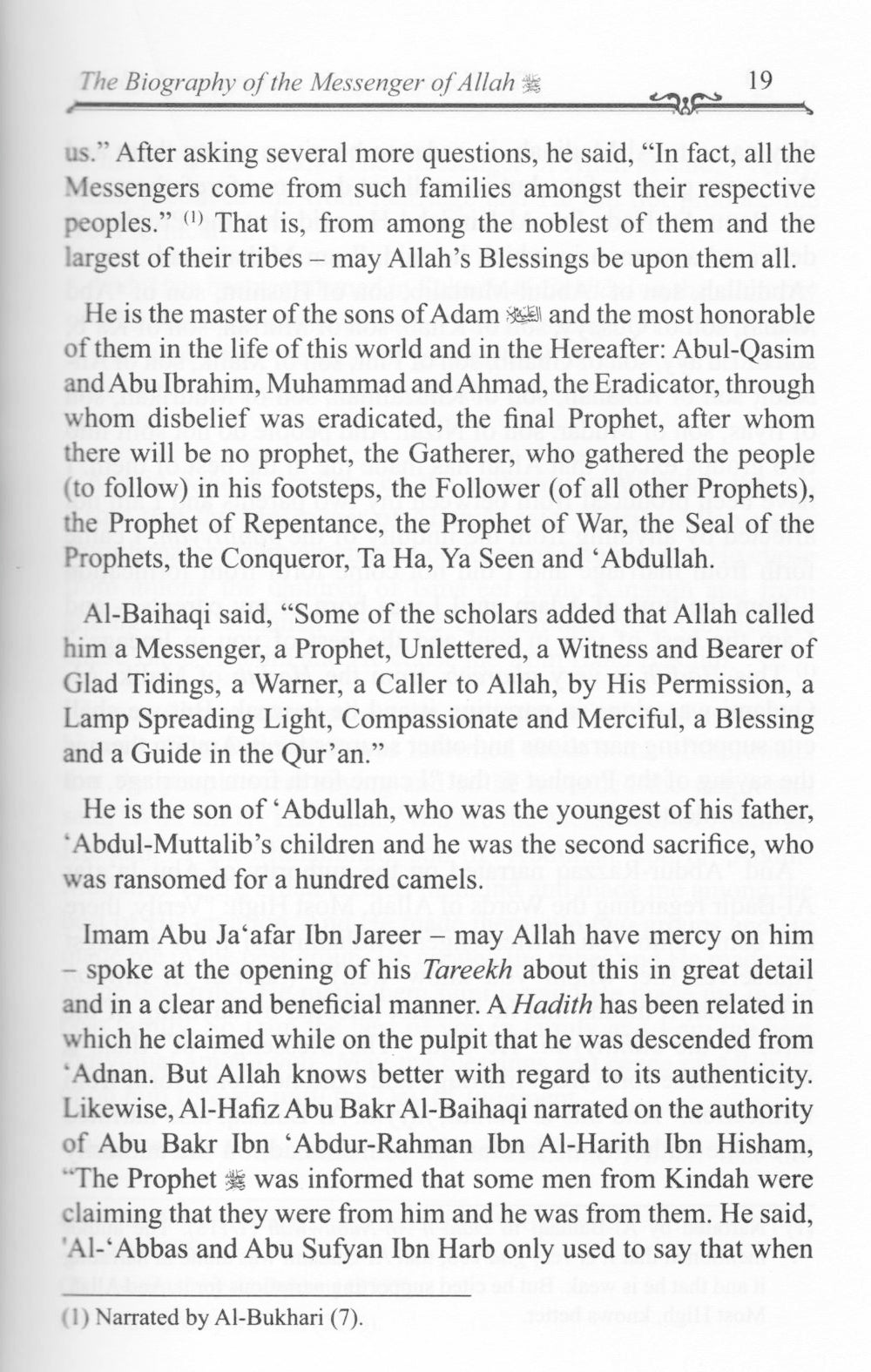 The Valley Came Alive  Life of the Last Messenger By Hafiz Ibn Katheer